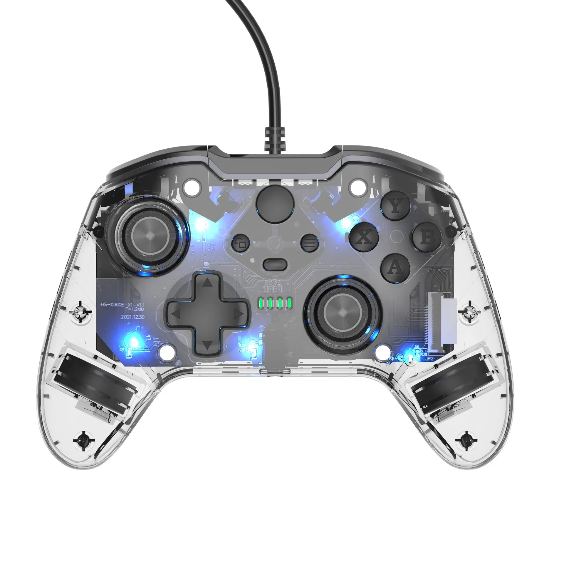 Hot Sale USB Wired Game Controller for X BOX One Dual Vibration Colorful Lights Gamepad Joystick for X BOX ONE S X BOX Series PC
