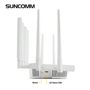 SUNCOMM SE06บ้าน4กรัม5กรัมเราเตอร์ WiFi 6อินเทอร์เน็ตความเร็วสูง RG520N-GL IPQ5018 5กรัมเราเตอร์ที่มีช่องเสียบซิมการ์ด