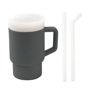 Nueva Tendencia, Vasos de Silicona Modernos Libres de BPA para Bebés, Antiescaldaduras y Resistentes a Caídas, Vaso Antiderrames para Niños de 280 ml, Admite Logotipo Personalizado - Product Image 4