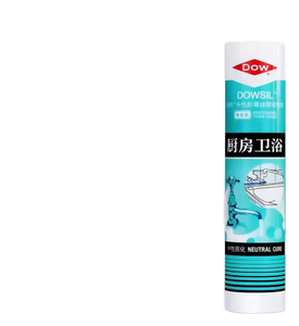 Dowsil Neutral Mildew-proof Glass Glue <b>Sealant</b> Kitchen Bathroom <b>Waterproof</b> Silicone <b>Sealant</b> Black and White Transparent - Product Image 3