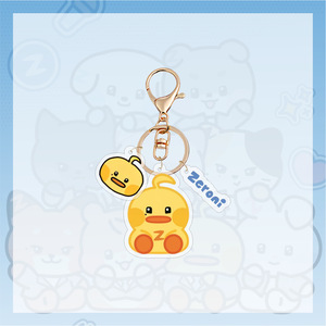 Venta al por mayor de llaveros y colgantes de acrílico con impresión UV de dibujos animados Zerobaseone, accesorios de moda, souvenirs y regalos periféricos. - Product Image 1
