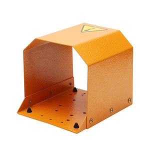 Universal Foot Switch <b>Protective</b> Cover Yellow Gray Nylon Safety <b>Shield</b> For Punch Press Iron Shell Accessories - Product Image 1