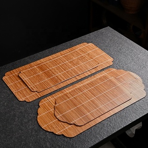 Tapete de Bambú para Té con Diseño Festoneado de Inspiración Vintage - Camino de Mesa Aislante del Calor con Listones Finos para Utensilios de Té Japoneses - Product Image 5