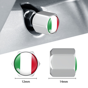 Bouchon de valve de pneu automatique avec boucle en cuir modifiée couvercle de valve de pneu solide nouvel approvisionnement - Product Image 3