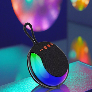 Nouvelle Arrivée <span class=keywords><strong>Portable</strong></span> 5W RGB Sans Fil BT Haut-Parleur Mini 1200mah Tissu Haut-Parleur pour Ordinateur et Téléphone <span class=keywords><strong>Mobile</strong></span> Prix <span class=keywords><strong>Pas</strong></span> <span class=keywords><strong>Cher</strong></span> - Product Image 4
