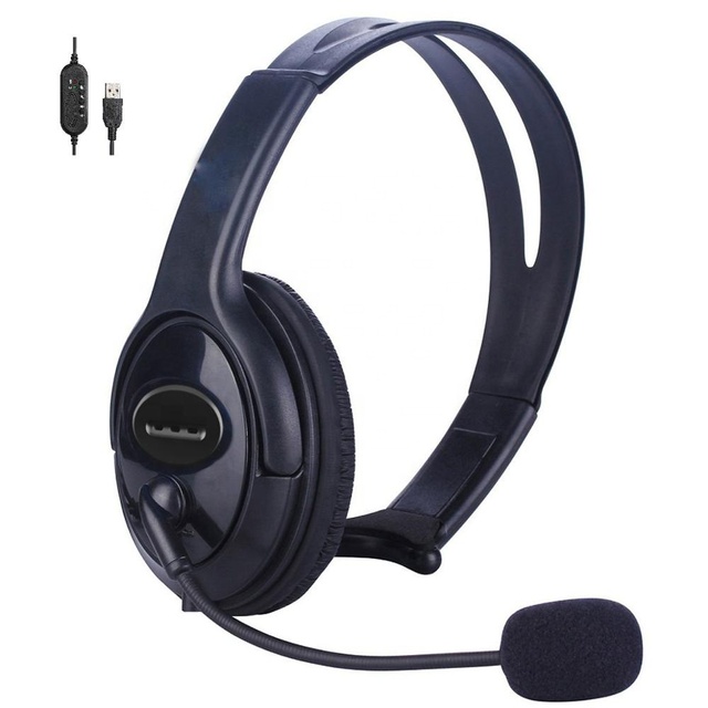 Hotsell Over Ear Mono Computer USB Office Call Center Headphone Headset with Microphone