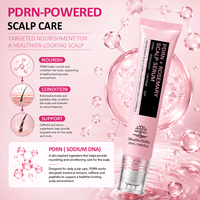 Sérum capillaire et cuir chevelu OEM ODM PDRN à la rosemaine, non gras, avec applicateur type Gua Sha, pour le soin des cuirs chevelus à tendance pelliculaire, fabricant