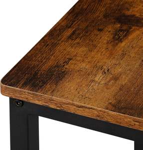 Taburete <span class=keywords><strong>de</strong></span> Bar rectangular <span class=keywords><strong>de</strong></span> metal industrial, taburetes <span class=keywords><strong>de</strong></span> Bar pequeños y estrechos con reposapiés para comedor - Product Image 5