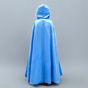 Niñas Halloween Navidad fiesta de cumpleaños Fancy <span class=keywords><strong>Elsa</strong></span> Anna princesa capa vestido <span class=keywords><strong>reina</strong></span> <span class=keywords><strong>disfraz</strong></span> Cosplay Navidad invierno capa larga - Product Image 4