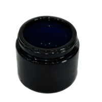 Récipients en verre violet foncé anti-lumière personnalisés de 2oz 4oz 50ml 60ml 100ml 120ml 150ml 200ml 500ml Pot noir opaque