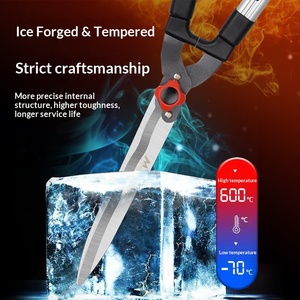 Sécateur télescopique grande taille en acier au carbone, ambidextre, avec manche extensible en aluminium, pour jardin et <span class=keywords><strong>haies</strong></span> - Product Image 3