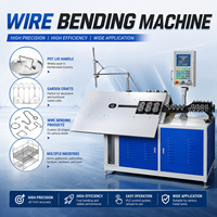 Máquina de Doblado Automática CNC 2D para Acero Inoxidable, Máquina de Conformado de Alambre de Hierro, Cortadora y Dobladora de Metal