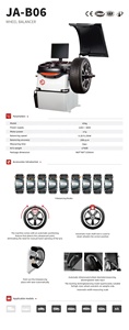 Machine d'alignement de roues de voiture de qualité supérieure, équipement d'atelier avec garantie de qualité, équilibreuse de roues à pointeur laser JA-B06 - Product Image 5