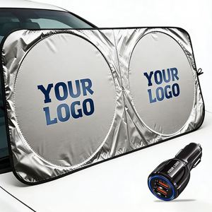 Wholesale Custom Logo Windscreen Car Sunshade for Car Dealer Promo Business Gift Foldable Cheap Wholehourse Car Sun <b>Shade</b> - Product Image 1
