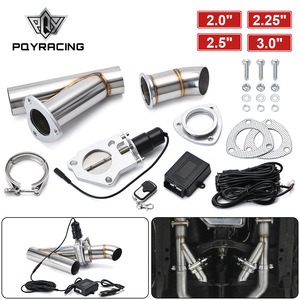 Sistema de escape de acero inoxidable con control remoto eléctrico, válvula ajustable de 2.5 pulgadas para modificación de automóviles - Product Image 4