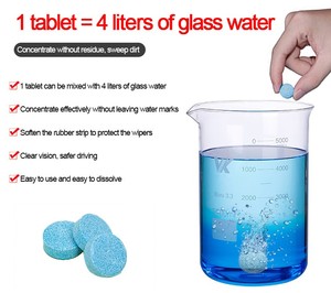Effervescent Cleaner Pills Car Solid Wiper wind shield wash car windscreen cleaner tablet - Product Image 5