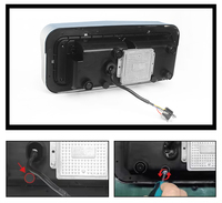 Luz de giro auxiliar para KENWORTH, Faro de proyector Led rectangular de alta resistencia, halo blanco, ámbar, DRL, 12v y 24v, para camión