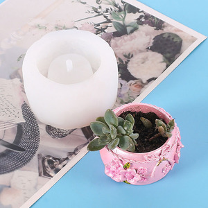 Moule en silicone pour <span class=keywords><strong>pot</strong></span> <span class=keywords><strong>de</strong></span> fleurs succulentes en forme <span class=keywords><strong>de</strong></span> rose, prune, corail océanique, pierre parfumée, ornement <span class=keywords><strong>fait</strong></span> <span class=keywords><strong>maison</strong></span>, cendrier, porte-stylo, artisanat - Product Image 5