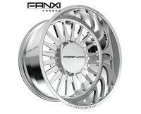 Jantes forgées FANXI noires usinées 20x10 22x12 24x12 24x14 26x14 pour GMC SIERRA 3500 4x4 tout-terrain Ford F250 8x170 F150 6x135