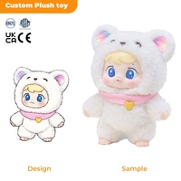 Peluche personnalisée, poupée en vinyle, porte-clés en peluche avec visage en vinyle, boîte surprise en vinyle, jouets en peluche en vinyle