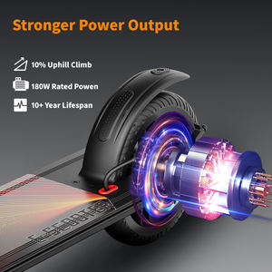 Patinete Eléctrico Unisex de 180W 24V Más Vendido, de Aleación de Aluminio con Logotipo Personalizado, Batería para <span class=keywords><strong>Scooter</strong></span> Todoterreno para Niños de Dos Ruedas - Product Image 2