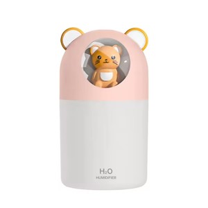 Mini humidificador para mascotas, regalo para niños de 300ML, dormitorio, escritorio, USB, <span class=keywords><strong>nebulizador</strong></span> de niebla fría, Humidificador ultrasónico con luz nocturna - Product Image 4