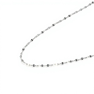 สร้อยคอจี้แบบปรับได้ ดีไซน์เรียบหรู สีขาว แพลตตินั่มแท้ Pt950  บางเบา เหมาะสำหรับทุกเพศ ใส่ได้ทุกวัน เป็นของขวัญ เครื่องประดับแพลตตินั่ม - Product Image 6