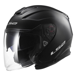 Casco Jet Ls2 Of521 Infinity Nero XXS in Fibra Composita per Moto - Product Image 1
