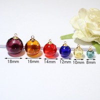 Bouteille compte-gouttes portable en verre avec bouchon à vis et perles pour huiles essentielles et parfums, diffuseur à perles pour collier, bracelet et jonc d'aromathérapie