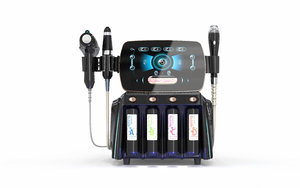 Appareil professionnel 3-en-1 à bulles pour nettoyage en profondeur des points noirs, machine de beauté faciale à double poignée pour rajeunissement de la peau - Product Image 2