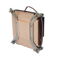 Refroidisseur CPU Ultra-Fin pour Serveurs, Entièrement en Cuivre, Style RGB, Refroidissement par Air 30CFM, Roulement à Billes 5000 RPM, Application Boîtier d'Ordinateur