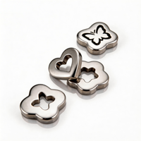 Pièces personnalisées en acier inoxydable 304/316 pour bougies d'aromathérapie, usinées CNC, plaques métalliques décoratives creuses, estampées et polies