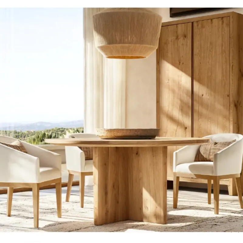 Meubles de restaurant en bois massif vintage américain chaise de salle à manger fauteuil hôtel peut être personnalisé meubles ventes directes d'usine