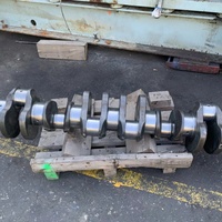 Vilebrequin forgé 6211-31-1010/6211311010 qualité OEM MiBo compatible avec moteurs S6D140 SA6D140 SAA6D140, chargeuse WA500-1, bulldozer D155A-3 D155A-5