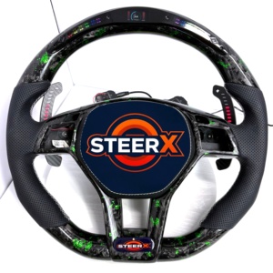 Volante de Fibra de Carbono Premium para W205 W213 W464, Inspirado en el Estilo Deportivo AMG - Product Image 1
