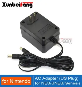 3 In 1 US ปลั๊กอะแดปเตอร์ AC ที่ชาร์จไฟสำหรับ SNES สำหรับ SEGA Genesis