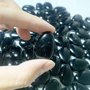 Aita, recién llegado, piedra semipreciosa, gota <span class=keywords><strong>de</strong></span> pera <span class=keywords><strong>de</strong></span> cuarzo Natural, <span class=keywords><strong>colgante</strong></span> <span class=keywords><strong>de</strong></span> <span class=keywords><strong>turmalina</strong></span> negra brillante <span class=keywords><strong>de</strong></span> 30mm para hacer colgantes, piedra al por mayor - Product Image 5