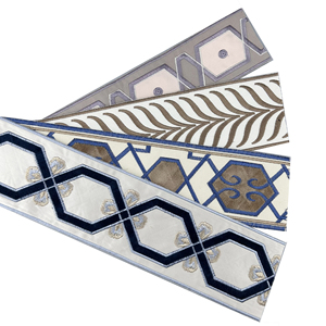 <span class=keywords><strong>Ribbon</strong></span> Trims thêu biên giới <span class=keywords><strong>TRIM</strong></span> cho rèm cửa đệm rèm - Product Image 1