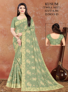 Hot Selling Ajmera Fashion Limited <b>Net</b> <b>Fabric</b> Saree Bulk Best Price Stylish Designer Sun Protection Quick Dry for Modern Party - Product Image 2