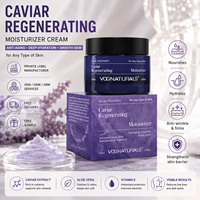 Crème Visage Anti-Âge au Caviar et Collagène OEM ODM, Hydratant à la Vitamine E, Améliore le Teint Terne et les Ridules pour Soin Jour et Nuit