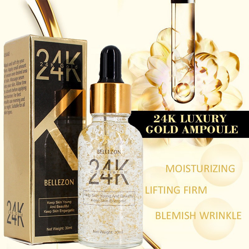 High Quality OEM Moisturizing 24K Gold Serum by OALEN