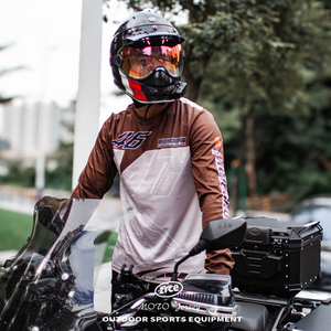 カスタムロゴ長袖メンズ長袖モトクロスサイクリングジャージーバイクアパレル通気性男性女性モトクロスギア - Product Image 2