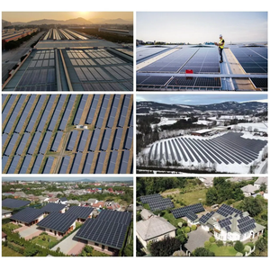 Panneaux solaires bifaciaux de type N à double vitrage tout noir 570W-590W, efficacité 23,2% - Product Image 2