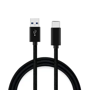 Nhà Máy Bán buôn Chất lượng cao 3A 1m QC USB C TYPE-C PVC nhanh chóng sạc điện thoại Sạc USB cáp dữ liệu cho Iphone 15
