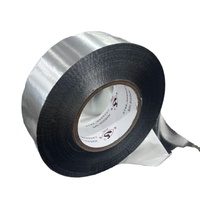 Ruban adhésif en aluminium réfléchissant sans doublure de 600 m, acrylique, activé à l'eau, imperméable, pour l'isolation thermique et la protection contre la chaleur dans la construction