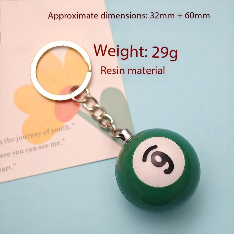 Adorno bola de billar verde no6