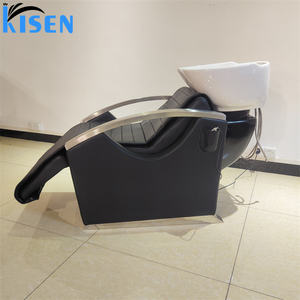 Sillón <span class=keywords><strong>de</strong></span> Peluquería Nuevo, Económico, Color Negro, con Lavabo para Lavar el Cabello, en Venta - Product Image 6