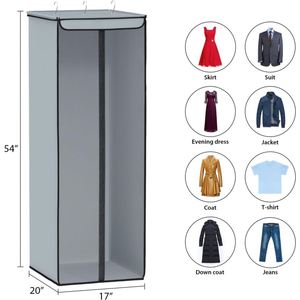 Hanging Closet Organizer Bags, Large Storage Bags with Clear Window, Premium Hanging Storage Bags for Suits, Coats and Dresses - Product Image 2