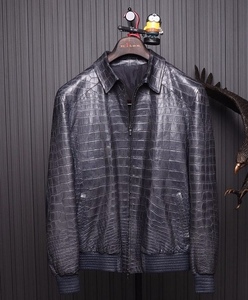 Wholesale Crocodile <b>Leather</b> <b>Blazers</b> | Custom Men's Suit <b>Jackets</b> & Sport Coats OEM Luxury - Product Image 3