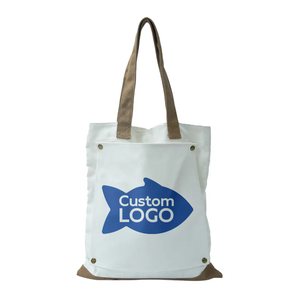 Bolsa de Mano de Lona Reciclada de Alta Calidad Personalizada Gahumi, Diseño Plegable Informal Simple, Patrón de Dibujos Animados, Certificación BSCI/GRS - Product Image 3